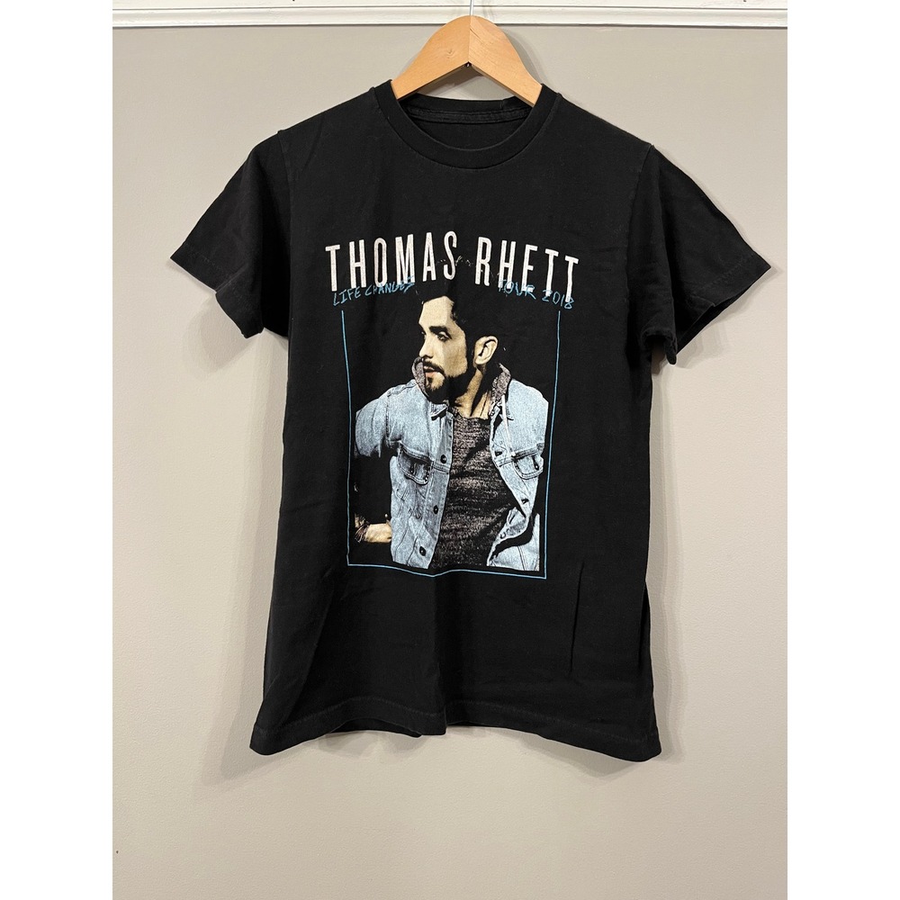 Thomas Rhett Life Changes Tour 2018 Graphic Concert T-Shirt Black Womens Small